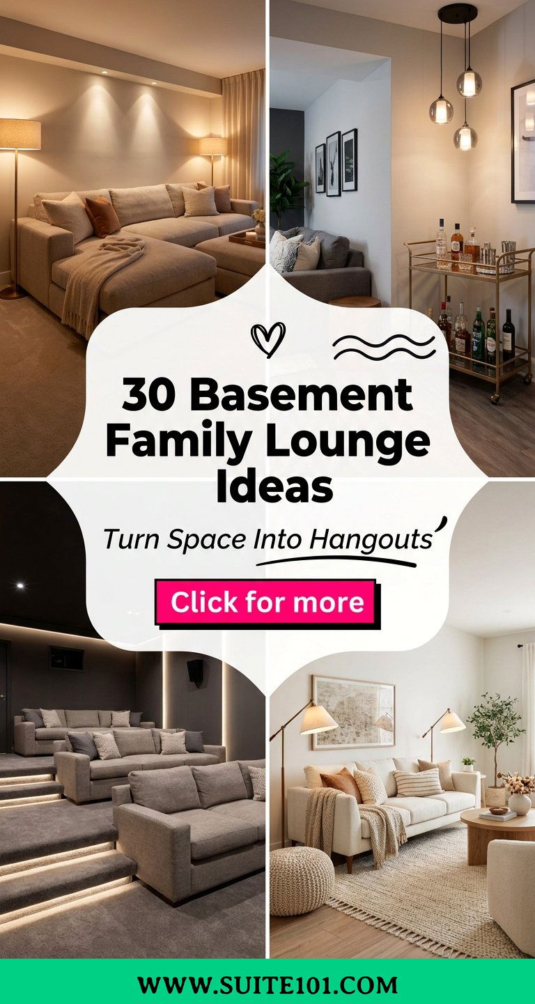 30 Basement Family Lounge Ideas Turn Space Into Hangouts - 30 Basement Family Lounge Ideas: Turn Space Into Hangouts