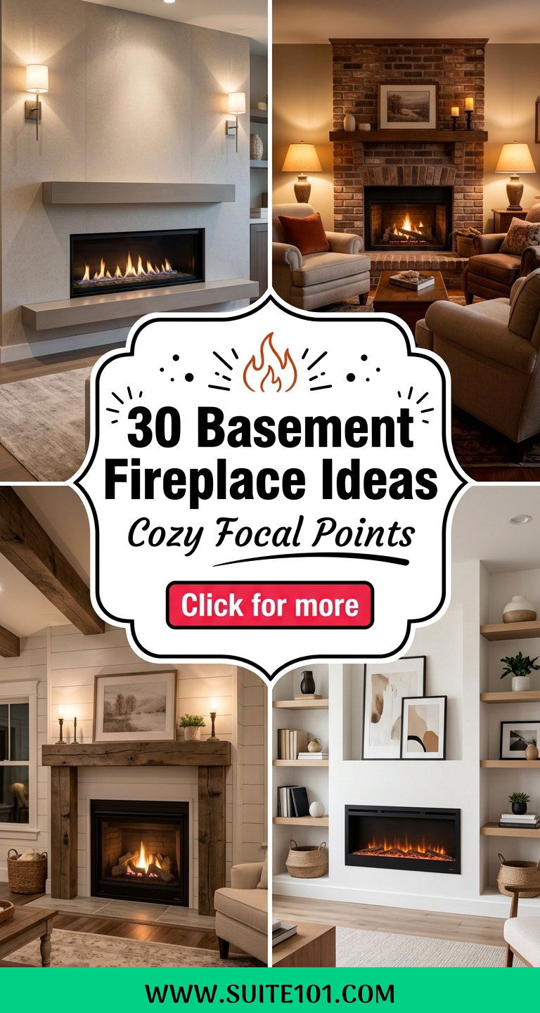 30 Basement Fireplace Ideas Cozy Focal Points for Winter - 30 Basement Fireplace Ideas: Cozy Focal Points for Winter