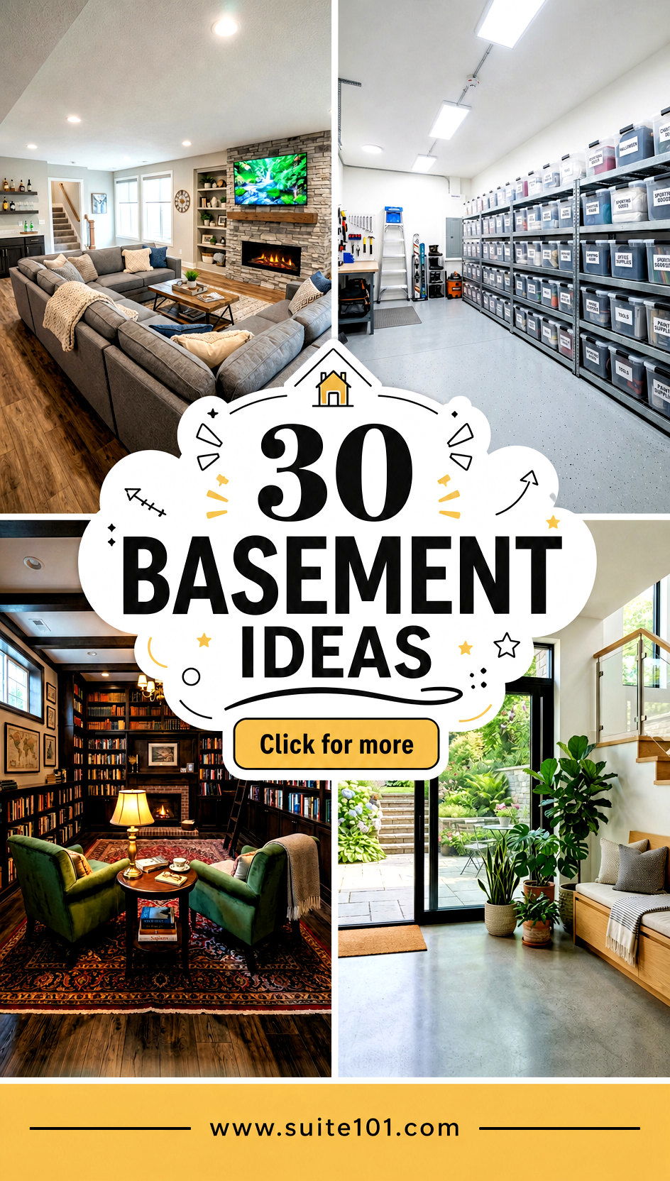 30 Basement Ideas From Gym to Guest Suite See What Works - 30 Basement Ideas: From Gym to Guest Suite, See What Works