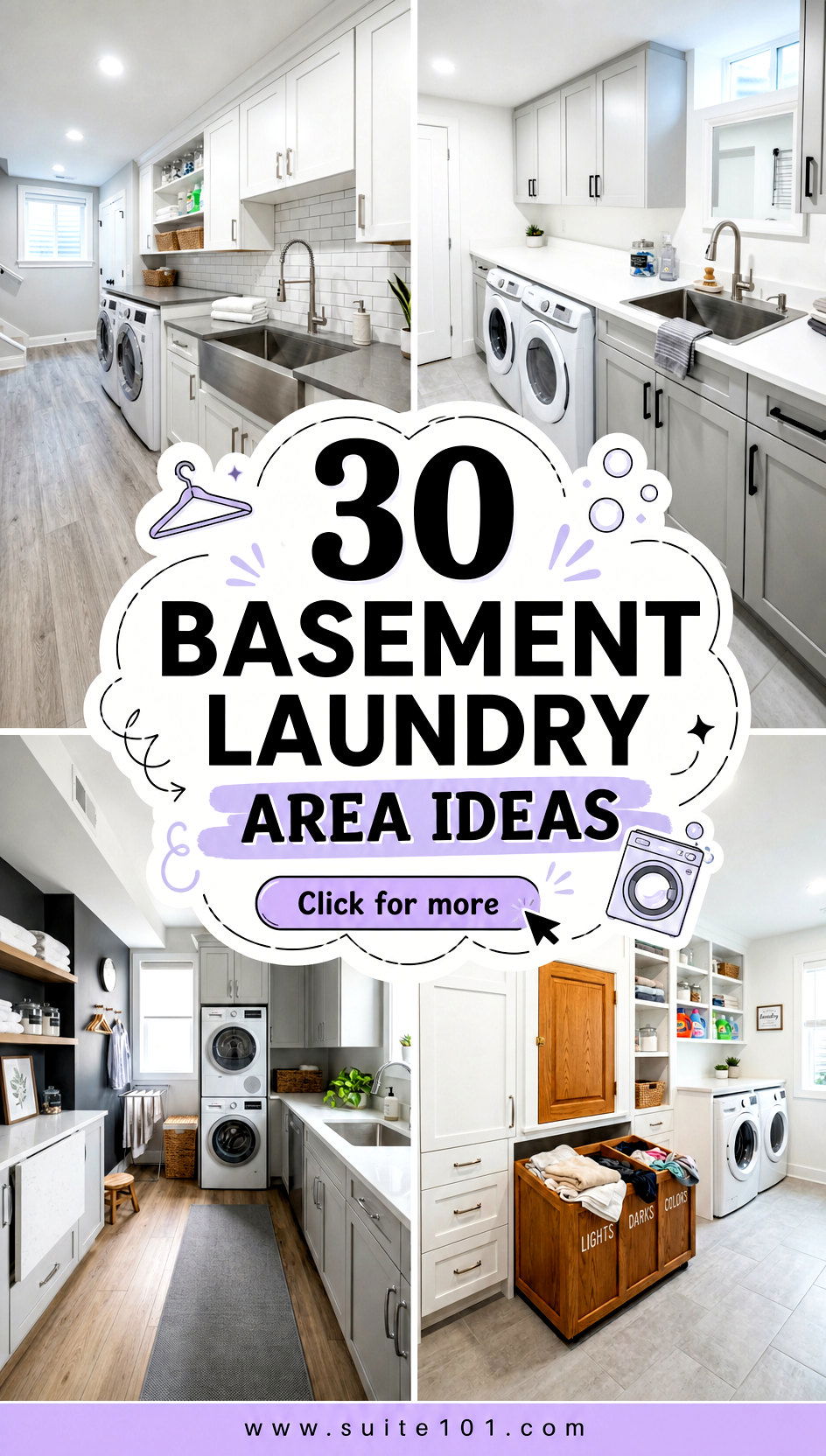 30 Basement Laundry Area Ideas Make Chores Faster and Easier - 30 Basement Laundry Area Ideas: Make Chores Faster and Easier
