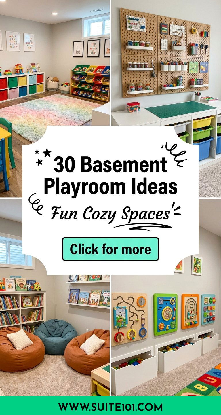 30 Basement Playroom Ideas Fun Cozy Spaces Kids Will Love - 30 Basement Playroom Ideas: Fun, Cozy Spaces Kids Will Love