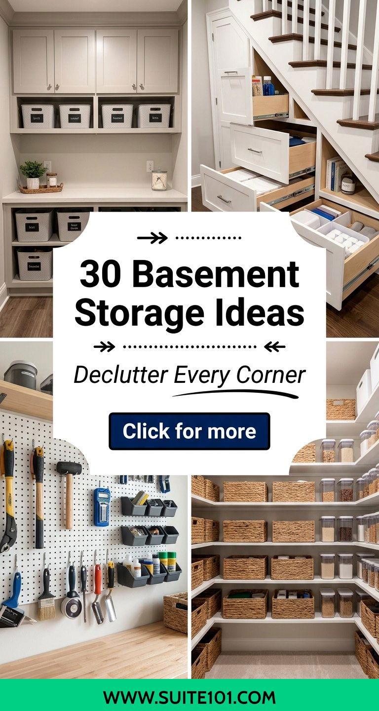 30 Basement Storage Ideas Smart Ways to Declutter Every Corner - 30 Basement Storage Ideas: Smart Ways to Declutter Every Corner