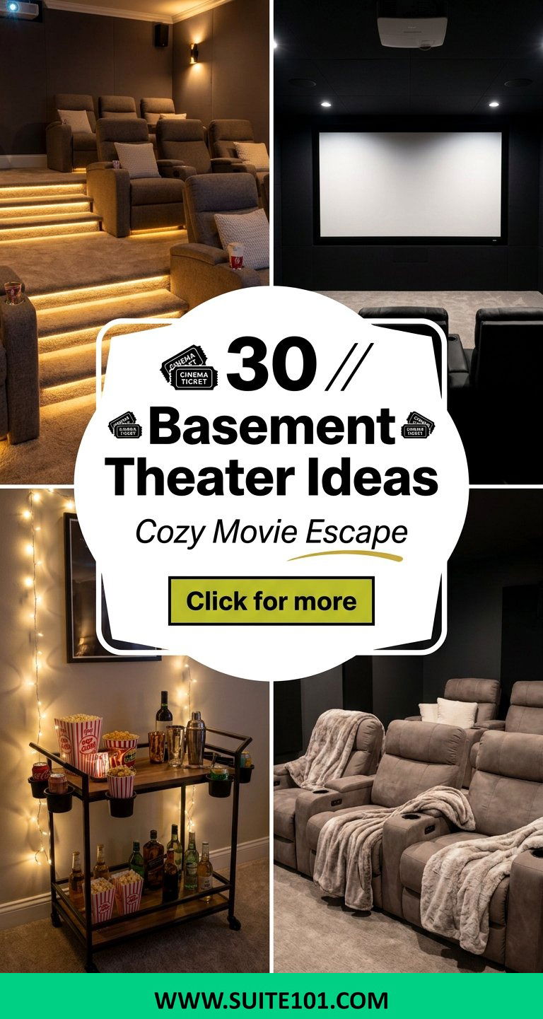 30 Basement Theater Ideas for a Cozy Movie-Ready Escape - 30 Basement Theater Ideas for a Cozy Movie-Ready Escape