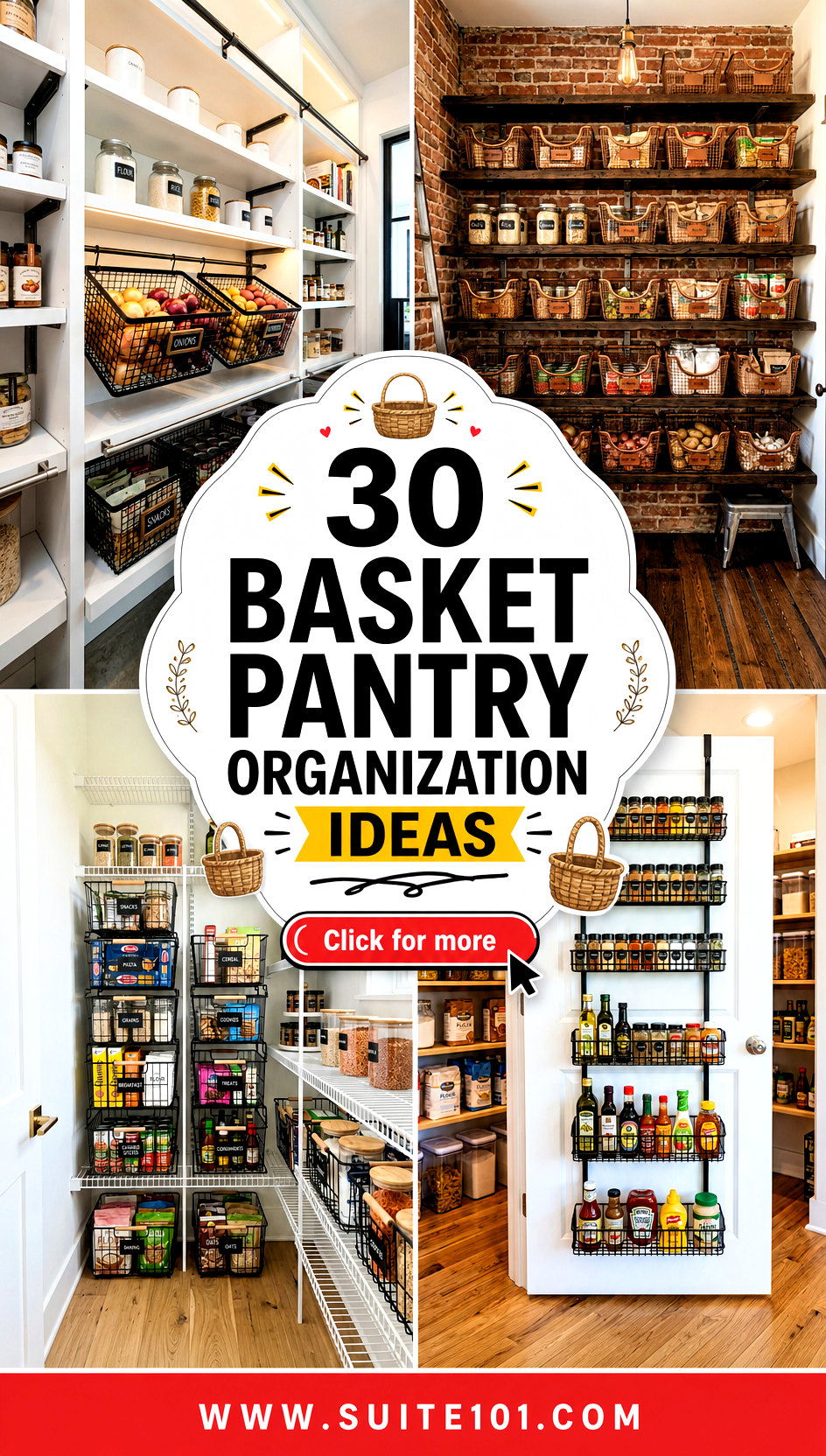 30 Basket Pantry Organization Ideas Maximize Space With Ease - 30 Basket Pantry Organization Ideas: Maximize Space With Ease