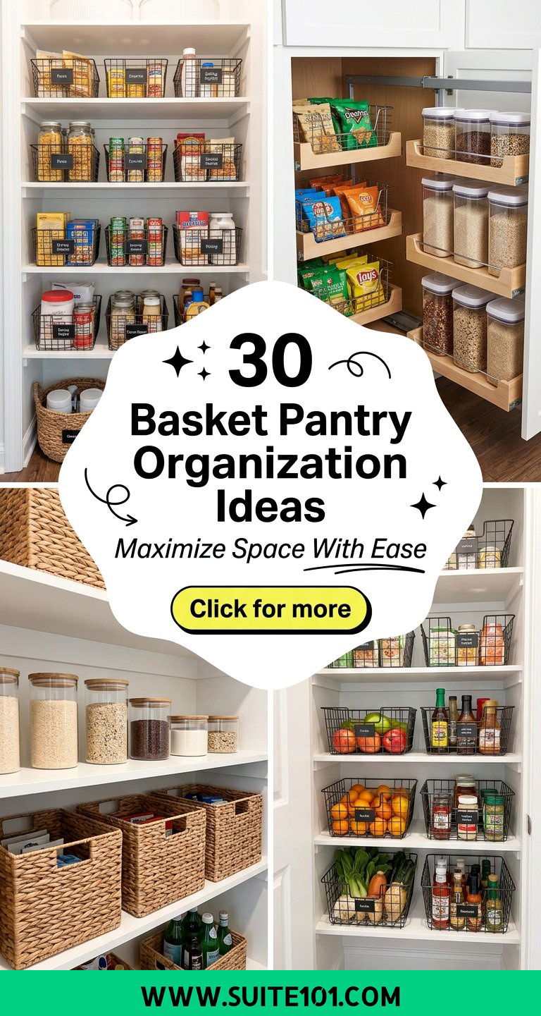 30 Basket Pantry Organization Ideas Maximize Space With Ease - 30 Basket Pantry Organization Ideas: Maximize Space With Ease