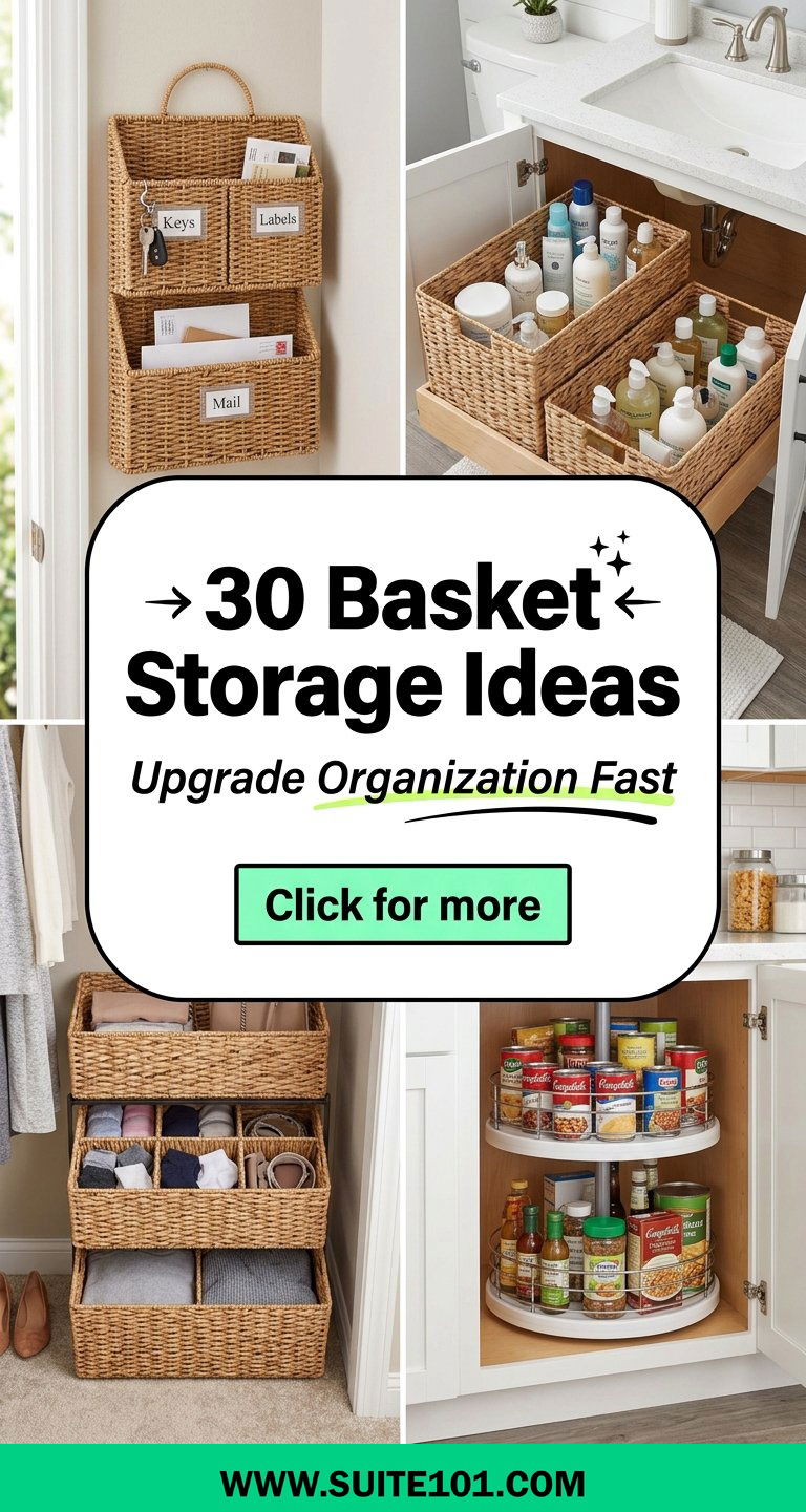 30 Basket Storage Ideas Upgrade Your Organization in Minutes - 30 Basket Storage Ideas: Upgrade Your Organization in Minutes