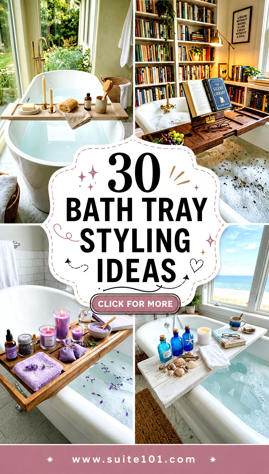 30 Bath Tray Styling Ideas Elevate Your Bathroom Counter - 30 Bath Tray Styling Ideas: Elevate Your Bathroom Counter