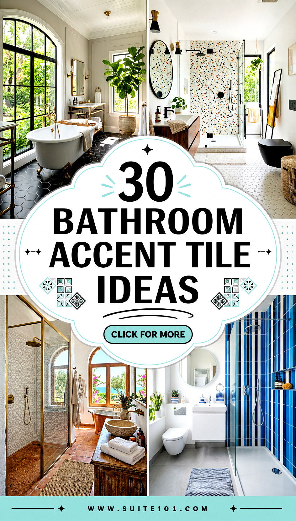 30 Bathroom Accent Tile Ideas Stunning Looks for Any Style - 30 Bathroom Accent Tile Ideas: Stunning Looks for Any Style