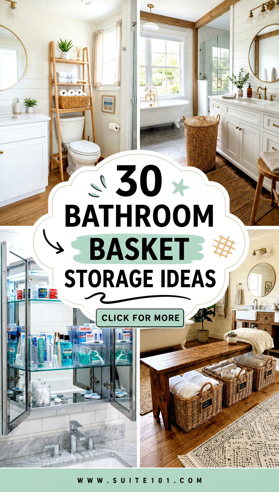 30 Bathroom Basket Storage Ideas Keep Towels Tidy and Easy - 30 Bathroom Basket Storage Ideas: Keep Towels Tidy and Easy