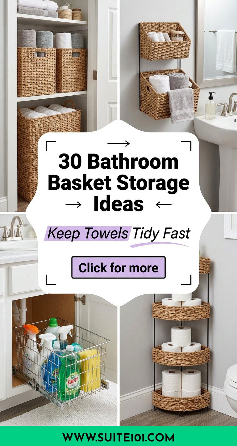 30 Bathroom Basket Storage Ideas Keep Towels Tidy and Easy - 30 Bathroom Basket Storage Ideas: Keep Towels Tidy and Easy