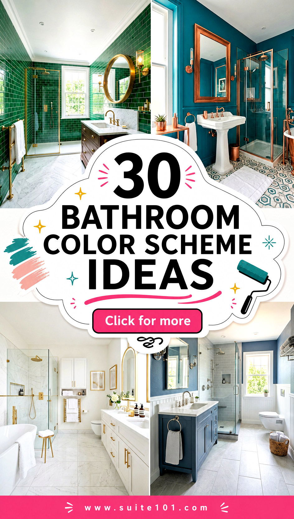 30 Bathroom Color Scheme Ideas Find Your Perfect Fresh Vibe - 30 Bathroom Color Scheme Ideas: Find Your Perfect Fresh Vibe