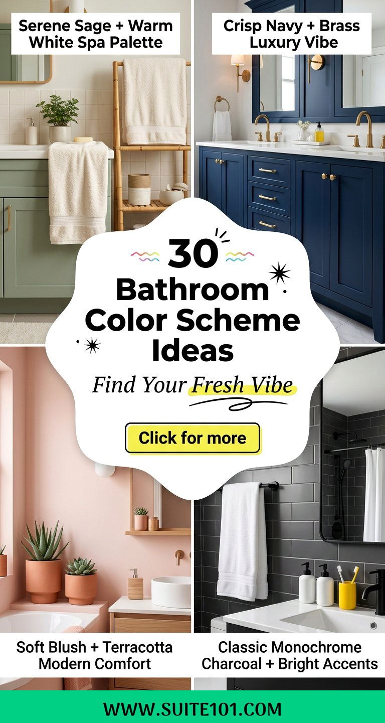 30 Bathroom Color Scheme Ideas Find Your Perfect Fresh Vibe - 30 Bathroom Color Scheme Ideas: Find Your Perfect Fresh Vibe
