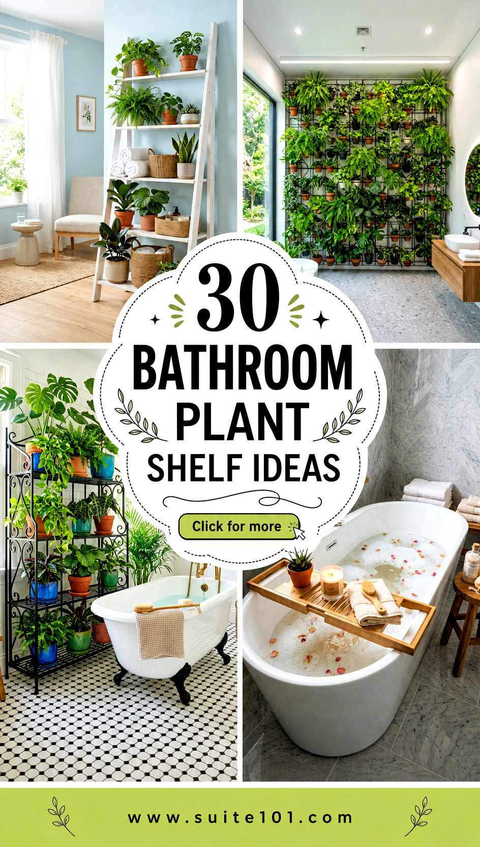 30 Bathroom Plant Shelf Ideas to Show Off Your Greens in Style - 30 Bathroom Plant Shelf Ideas to Show Off Your Greens in Style