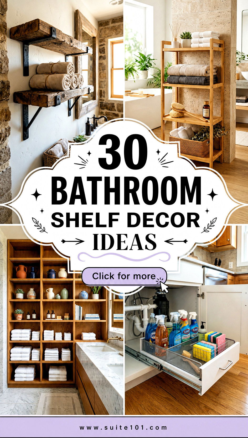 30 Bathroom Shelf Decor Ideas for a Spa-Like Look on a Budget - 30 Bathroom Shelf Decor Ideas for a Spa-Like Look on a Budget