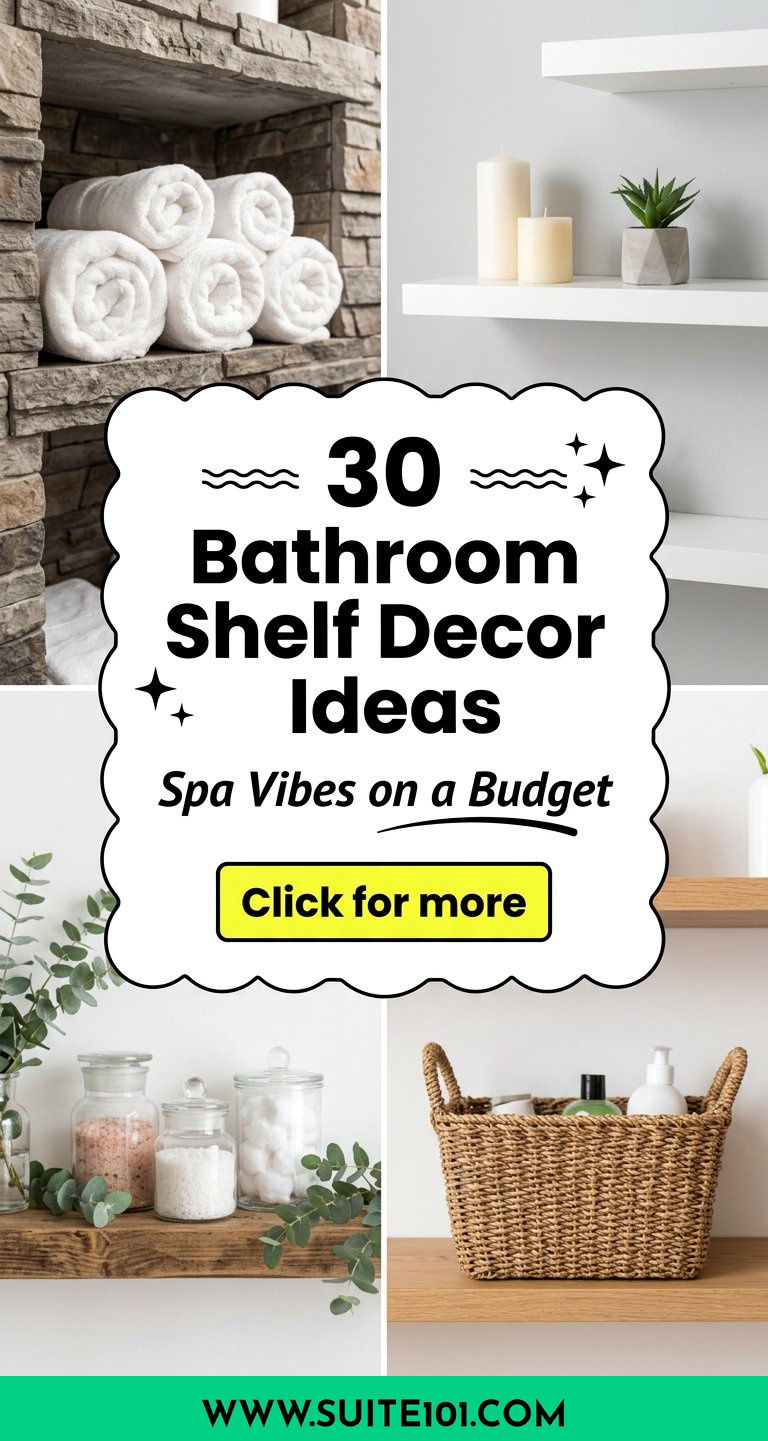 30 Bathroom Shelf Decor Ideas for a Spa-Like Look on a Budget - 30 Bathroom Shelf Decor Ideas for a Spa-Like Look on a Budget