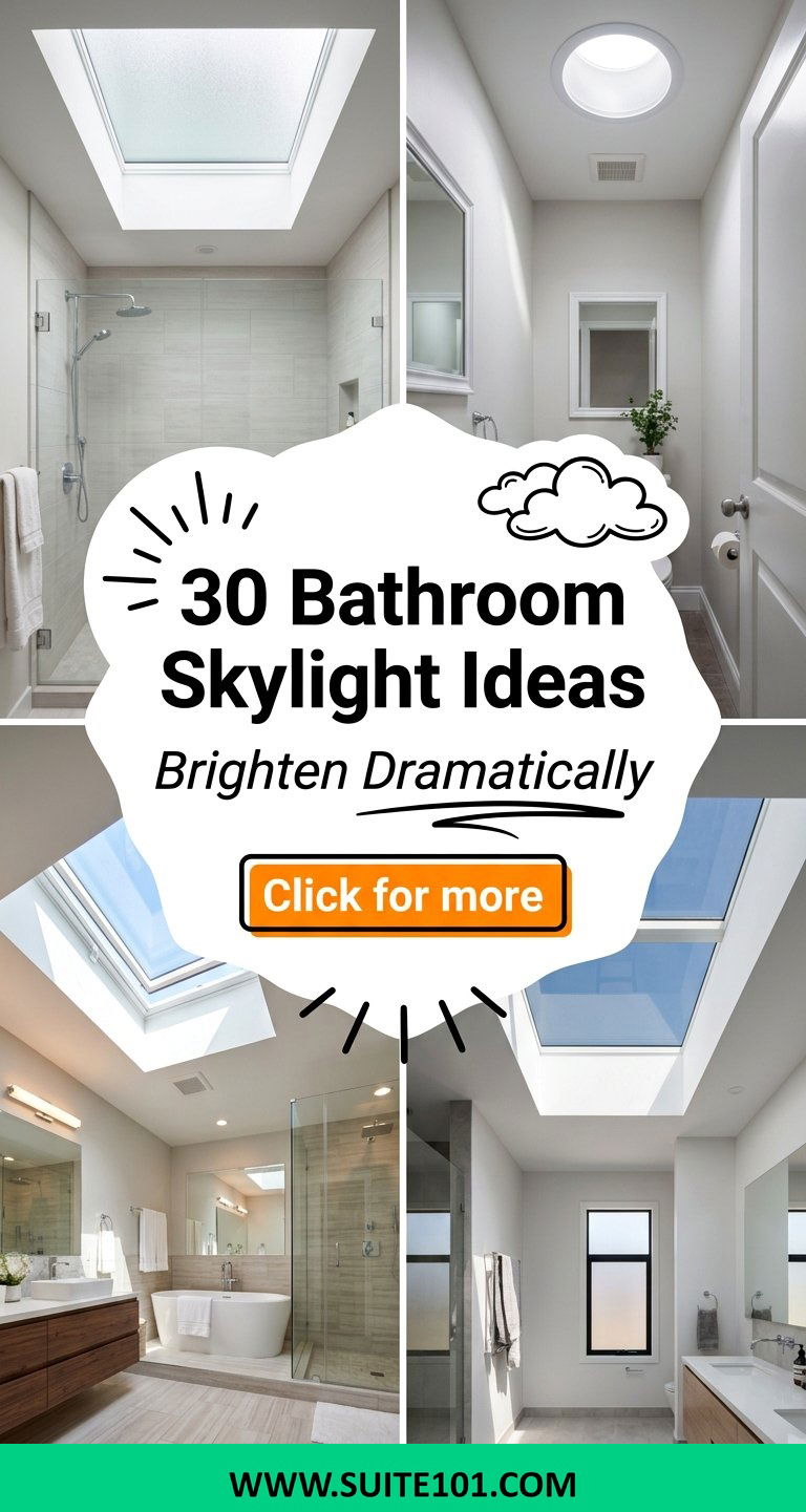 30 Bathroom Skylight Ideas to Brighten Your Space Dramatically - 30 Bathroom Skylight Ideas to Brighten Your Space Dramatically