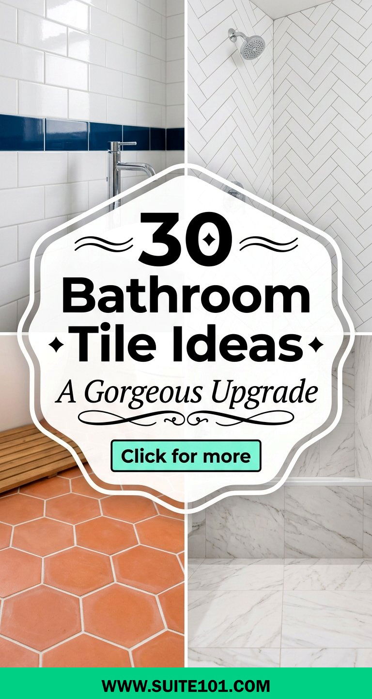 30 Bathroom Tile Ideas for a Gorgeous Upgrade in Any Room - 30 Bathroom Tile Ideas for a Gorgeous Upgrade in Any Room
