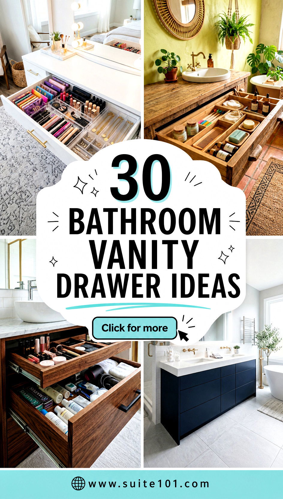 30 Bathroom Vanity Drawer Ideas to Organize Everything Neatly - 30 Bathroom Vanity Drawer Ideas to Organize Everything Neatly