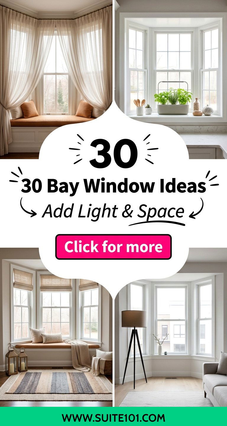 30 Bay Window Ideas to Add Light Space and Character Today - 30 Bay Window Ideas to Add Light, Space, and Character Today