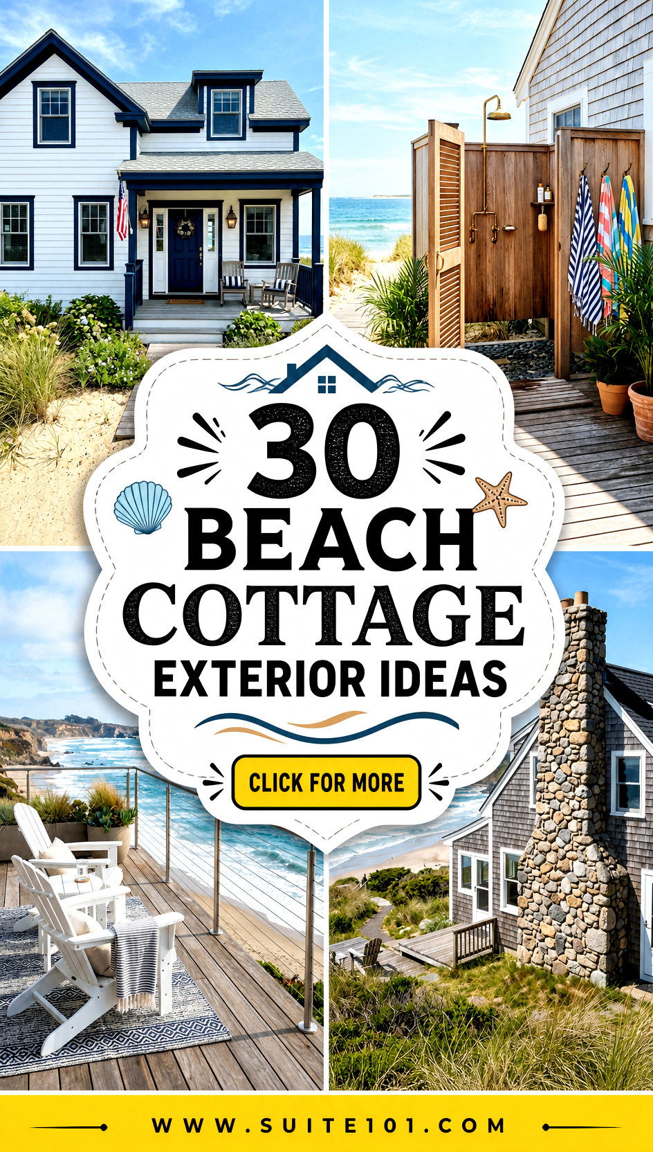 30 Beach Cottage Exterior Ideas to Boost Curb Appeal Fast - 30 Beach Cottage Exterior Ideas to Boost Curb Appeal Fast