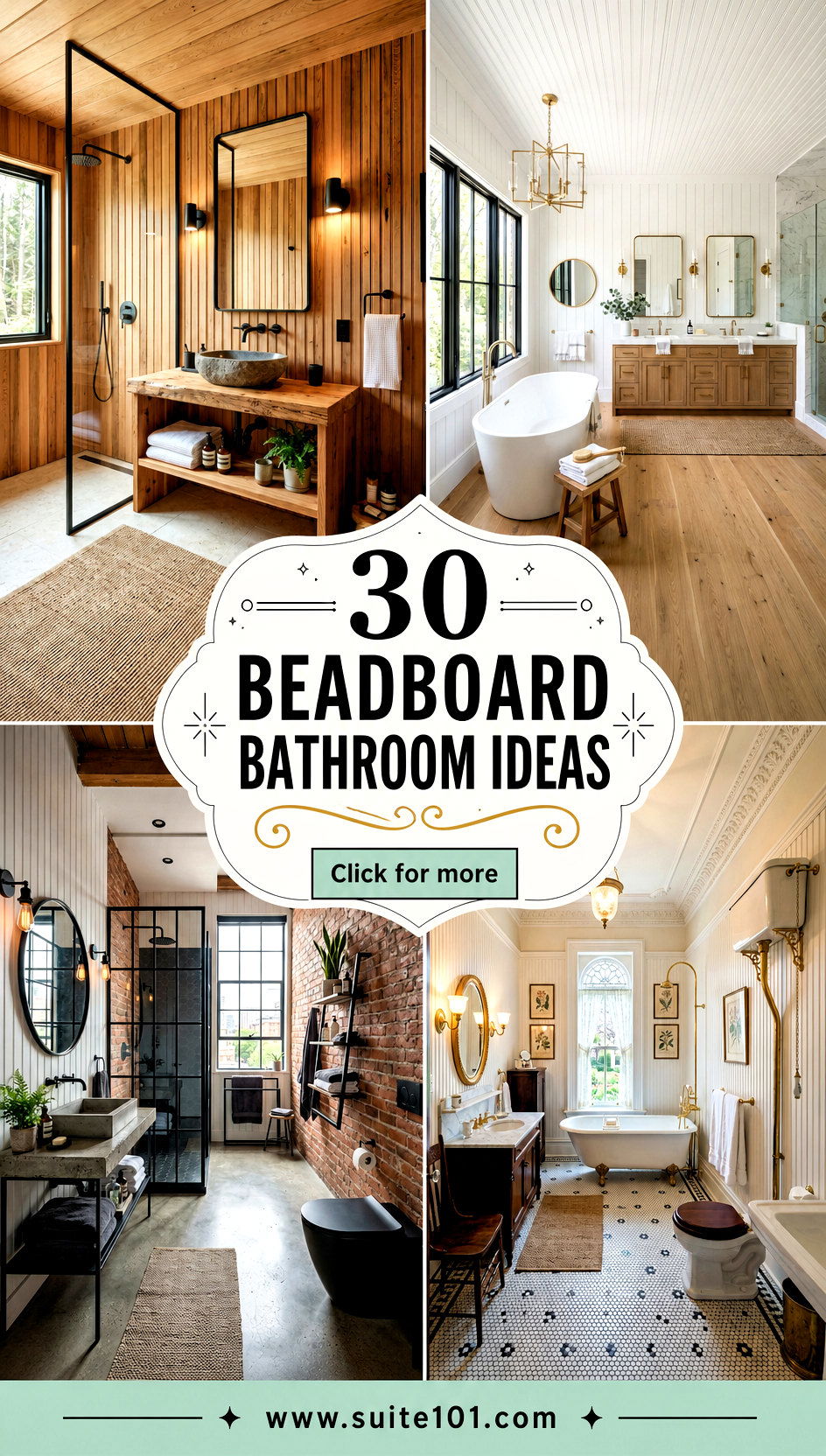 30 Beadboard Bathroom Ideas for a Classic Clean Look at Home - 30 Beadboard Bathroom Ideas for a Classic Clean Look at Home