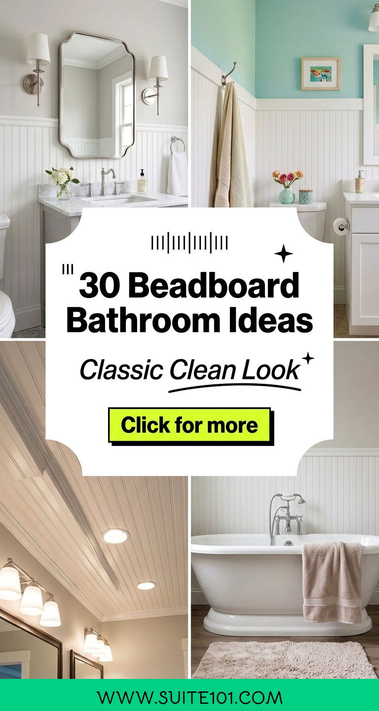 30 Beadboard Bathroom Ideas for a Classic Clean Look at Home - 30 Beadboard Bathroom Ideas for a Classic Clean Look at Home