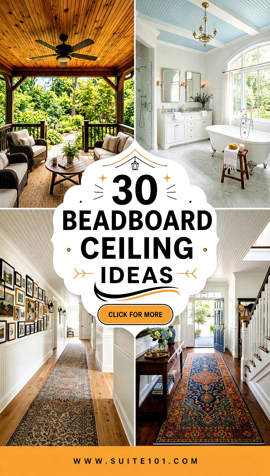 30 Beadboard Ceiling Ideas for a Stylish Upgrade at Home - 30 Beadboard Ceiling Ideas for a Stylish Upgrade at Home