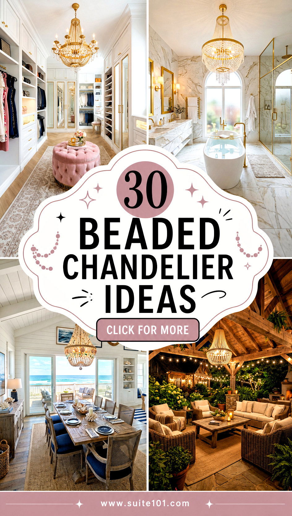 30 Beaded Chandelier Ideas to Add Texture Sparkle and Style - 30 Beaded Chandelier Ideas to Add Texture, Sparkle, and Style