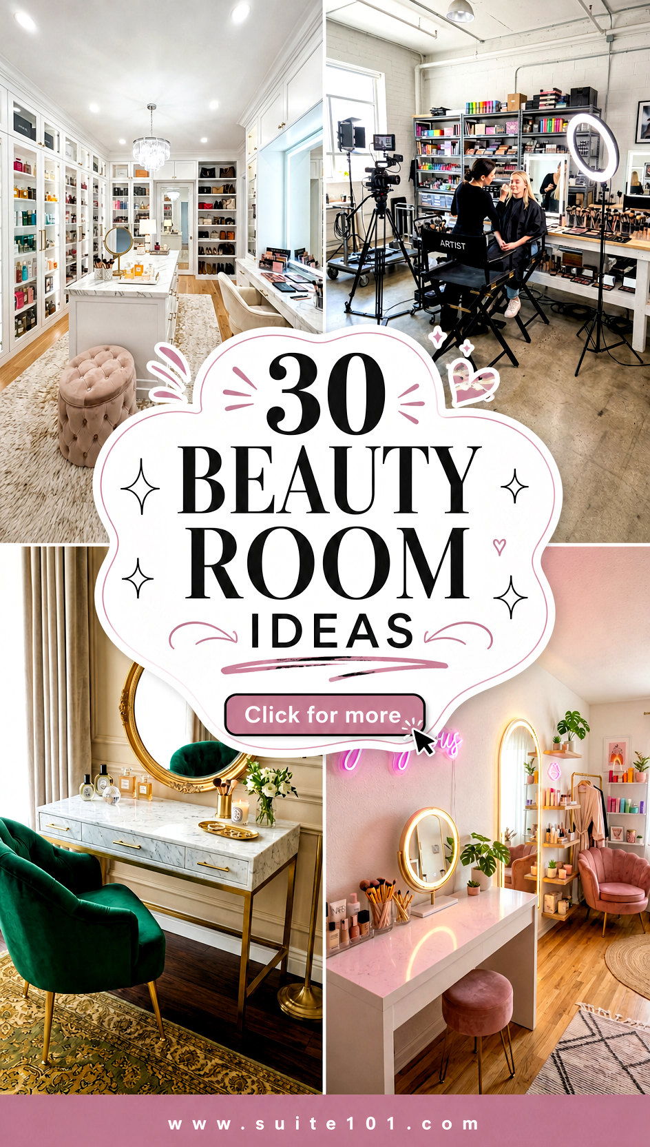 30 Beauty Room Ideas for a Stunning Vanity Setup Youll Love - 30 Beauty Room Ideas for a Stunning Vanity Setup You'll Love