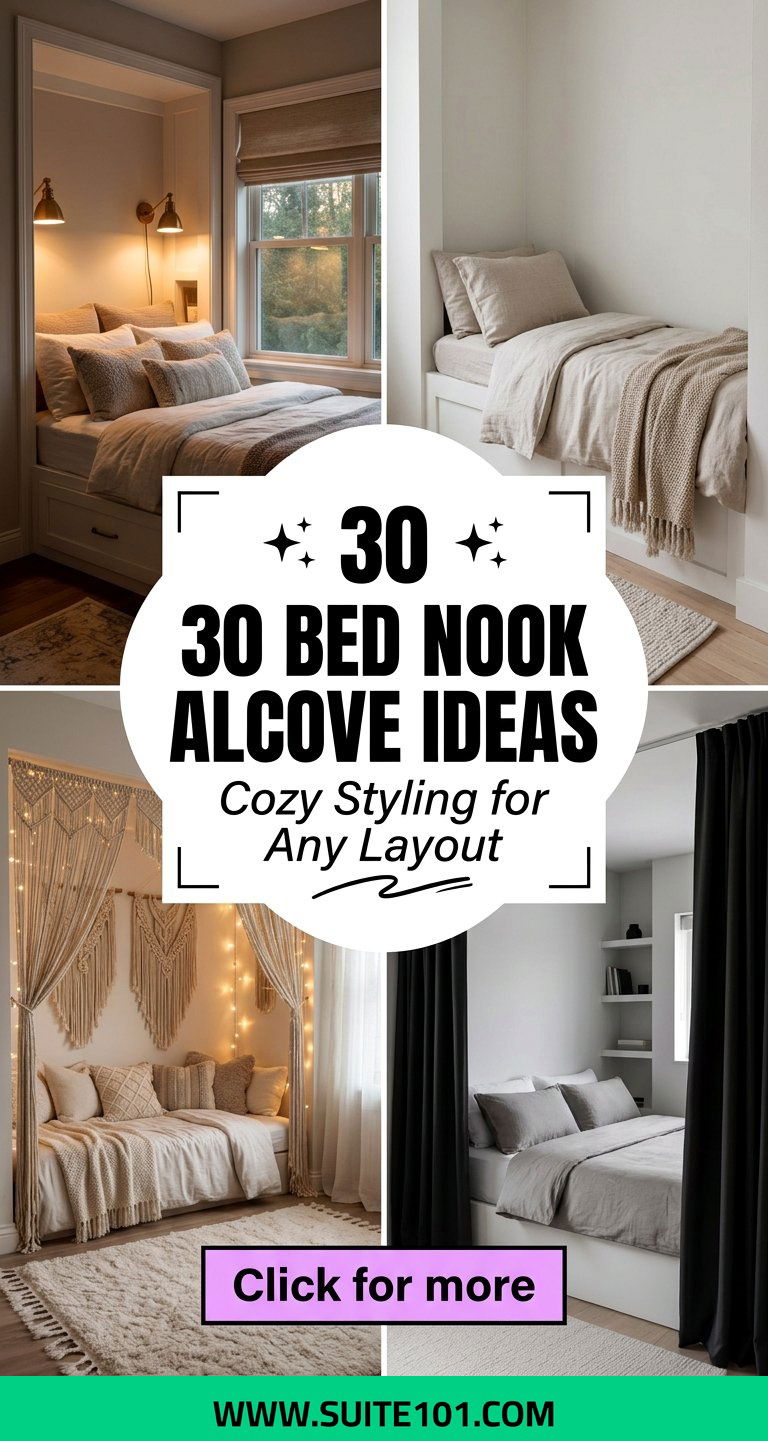 30 Bed Nook Alcove Ideas Cozy Styling for Any Layout Today - 30 Bed Nook Alcove Ideas: Cozy Styling for Any Layout Today