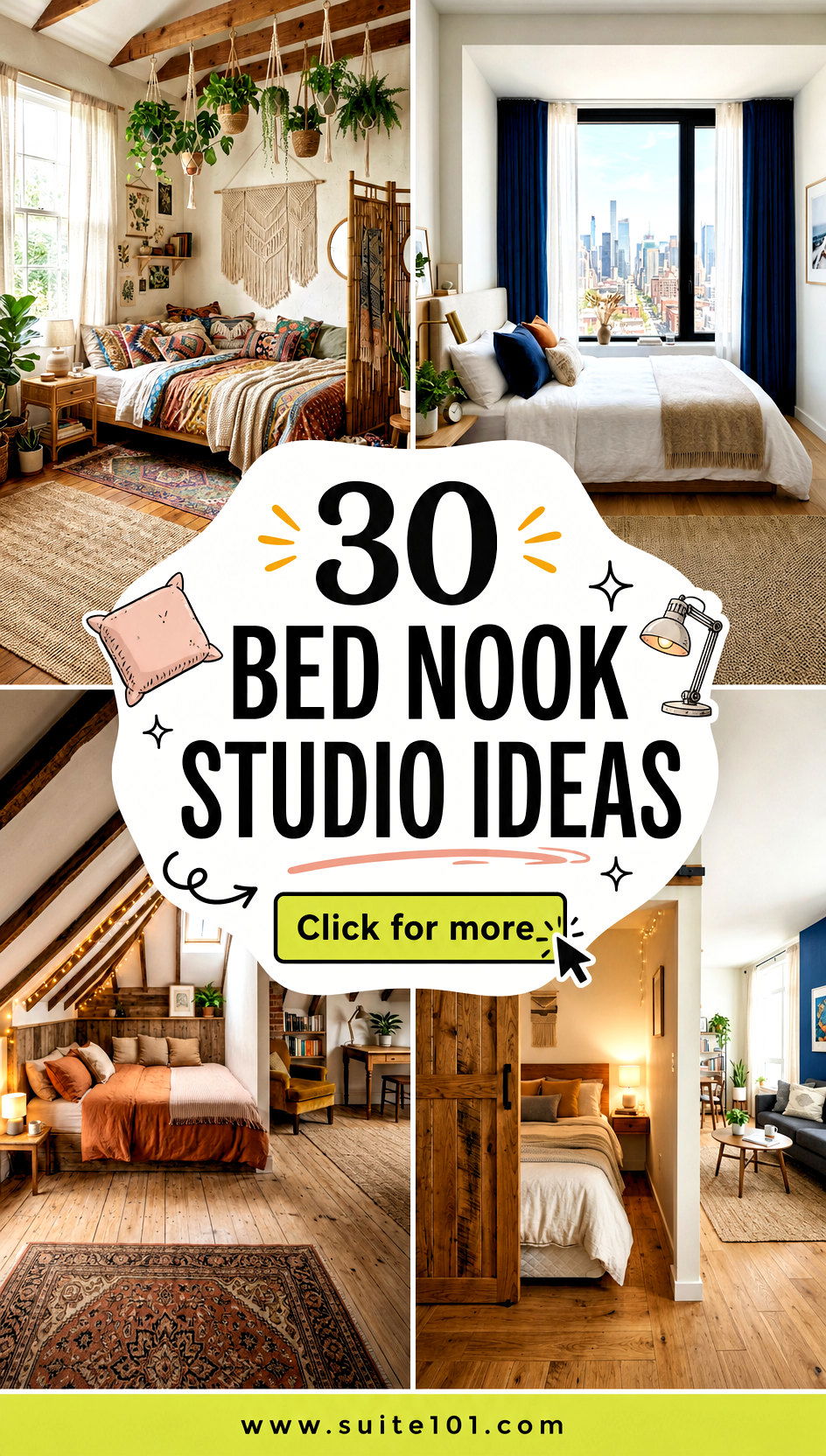 30 Bed Nook Studio Ideas Create a Sleep-Work Cozy Hybrid - 30 Bed Nook Studio Ideas: Create a Sleep-Work Cozy Hybrid