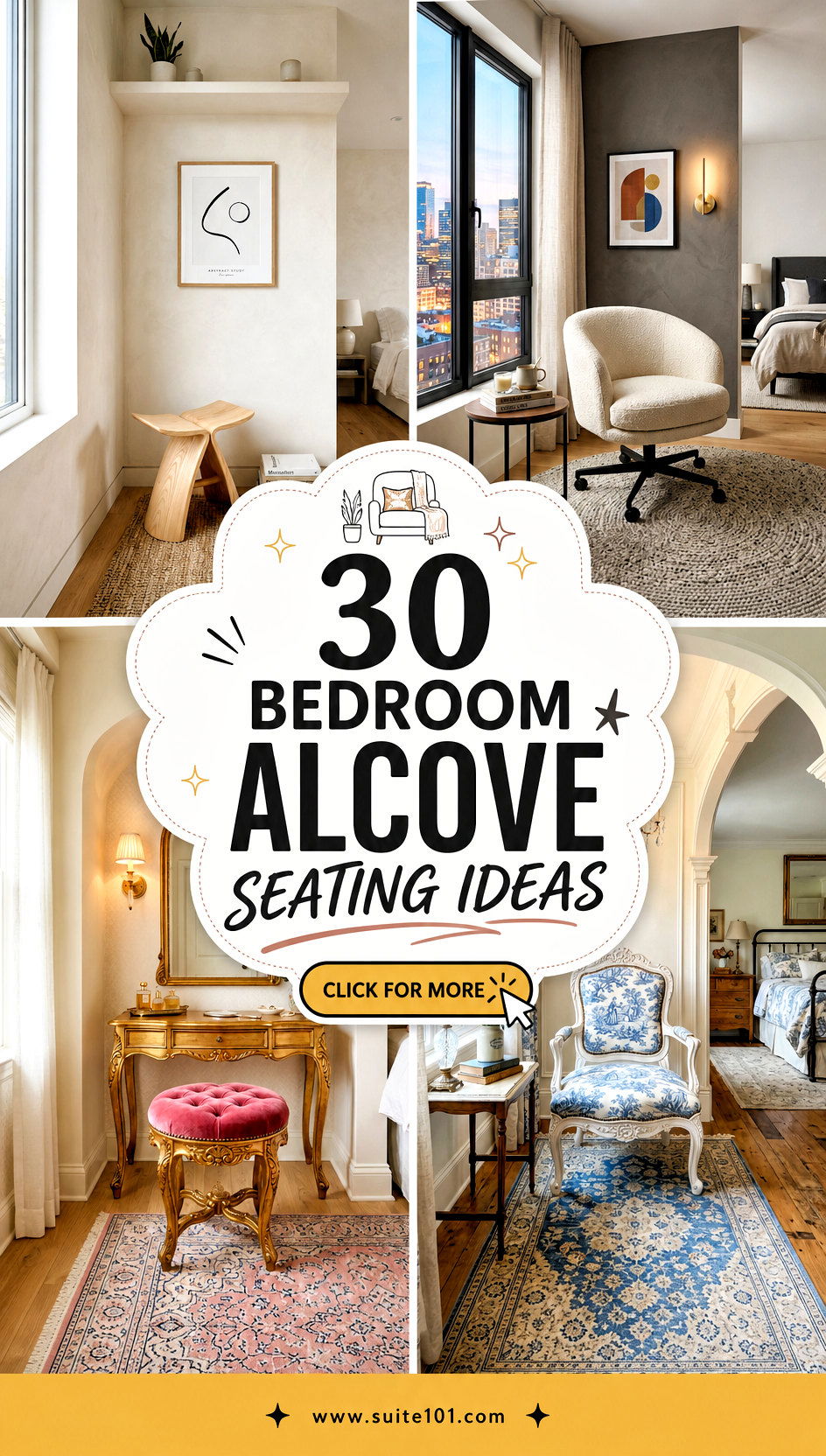 30 Bedroom Alcove Seating Ideas for Cozy Comfort and Charm - 30 Bedroom Alcove Seating Ideas for Cozy Comfort and Charm