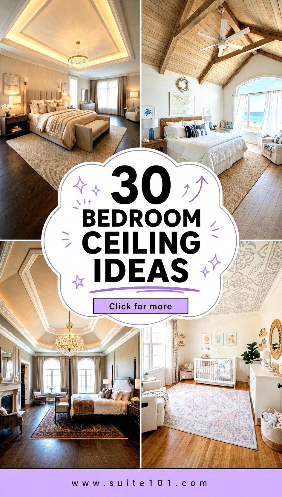 30 Bedroom Ceiling Ideas to Elevate Style Without Renovation - 30 Bedroom Ceiling Ideas to Elevate Style Without Renovation