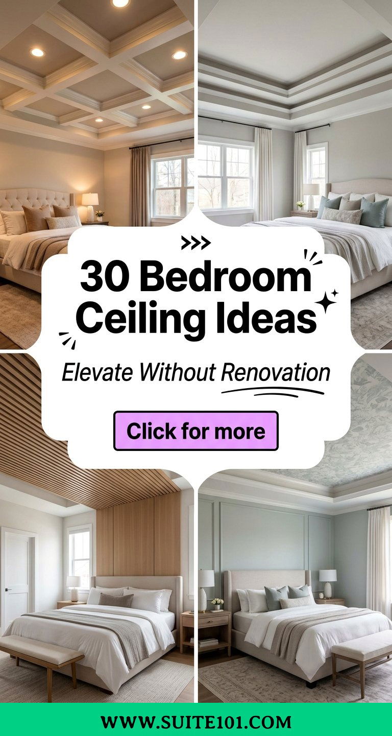 30 Bedroom Ceiling Ideas to Elevate Style Without Renovation - 30 Bedroom Ceiling Ideas to Elevate Style Without Renovation