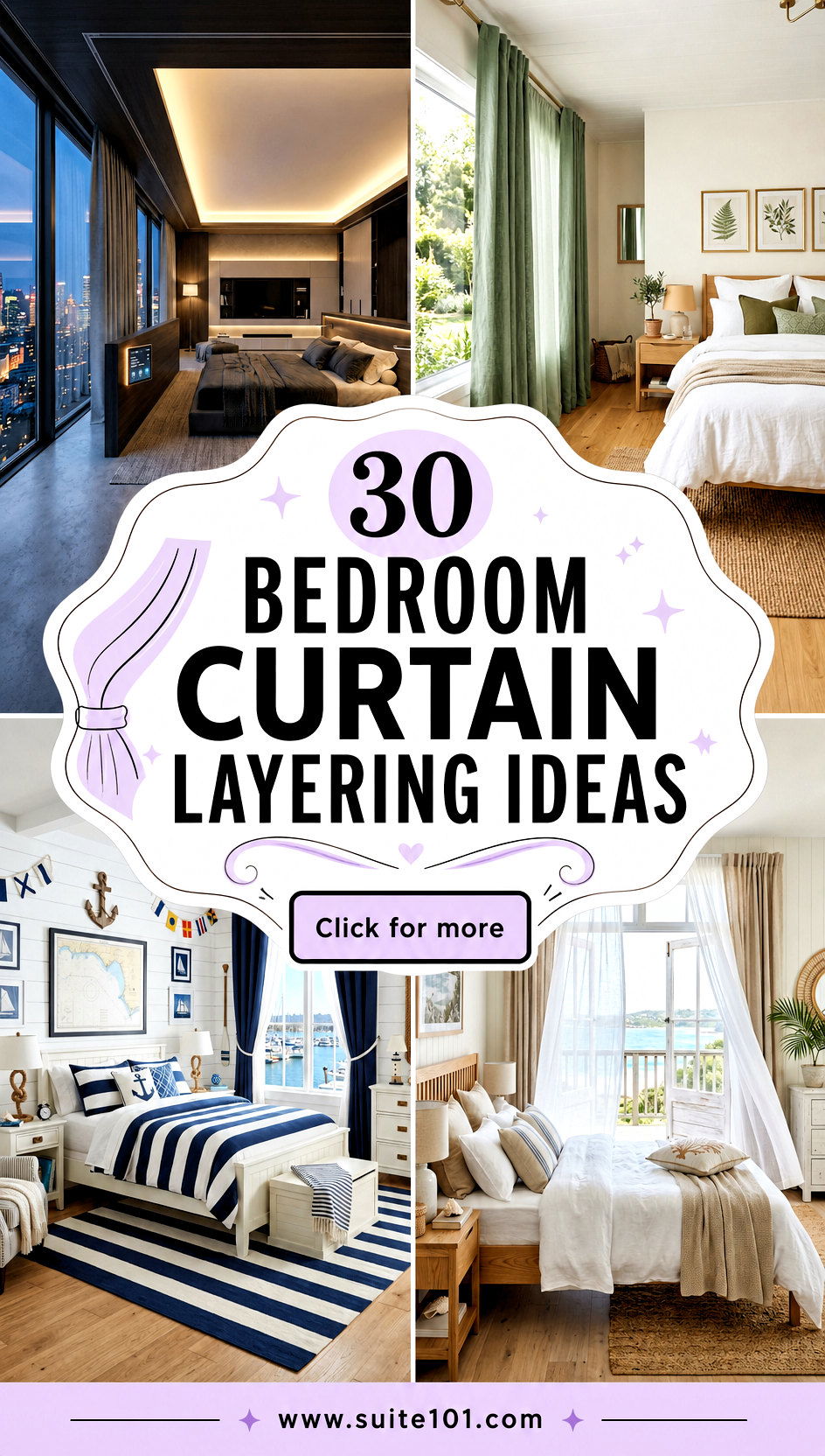 30 Bedroom Curtain Layering Ideas Aesthetic Window Style Tips - 30 Bedroom Curtain Layering Ideas Aesthetic: Window Style Tips