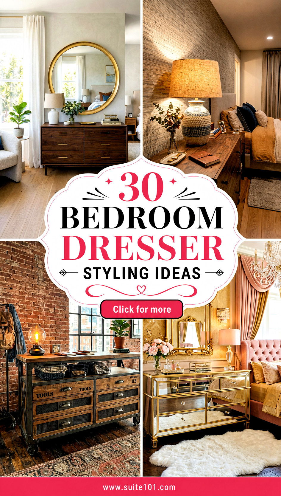 30 Bedroom Dresser Styling Ideas for a Polished Personal Look - 30 Bedroom Dresser Styling Ideas for a Polished, Personal Look