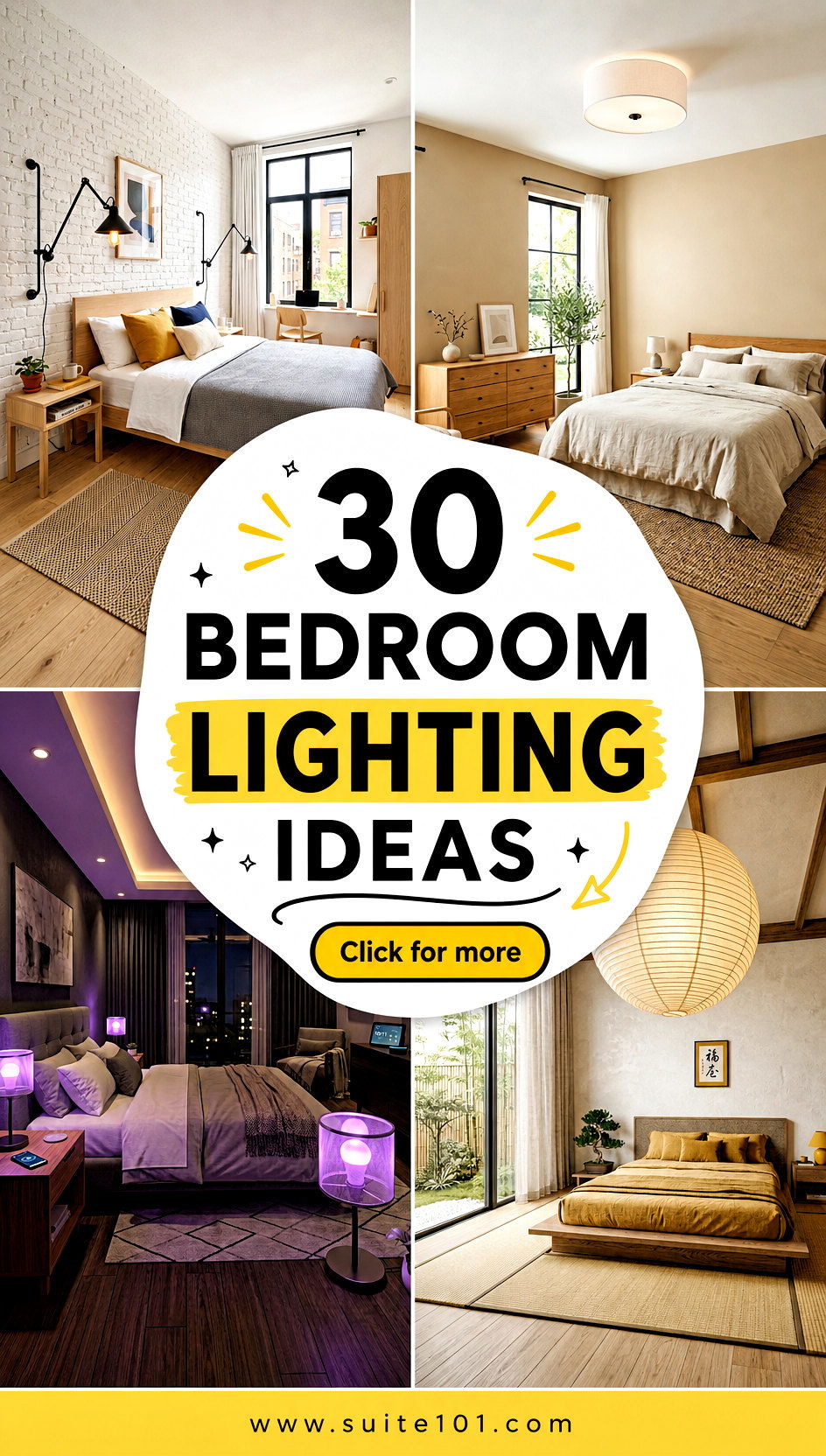30 Bedroom Lighting Ideas to Set the Perfect Mood Every Night - 30 Bedroom Lighting Ideas to Set the Perfect Mood Every Night