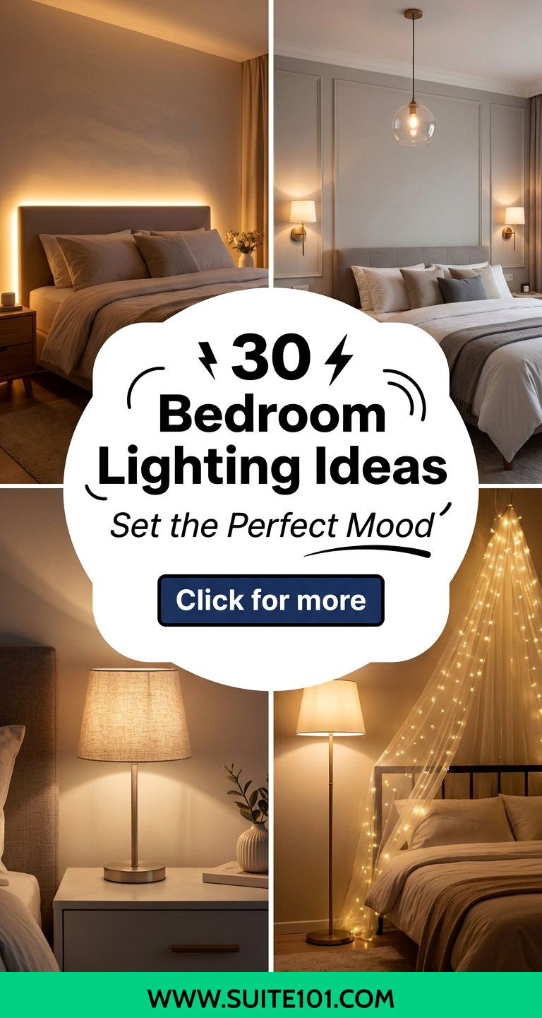 30 Bedroom Lighting Ideas to Set the Perfect Mood Every Night - 30 Bedroom Lighting Ideas to Set the Perfect Mood Every Night