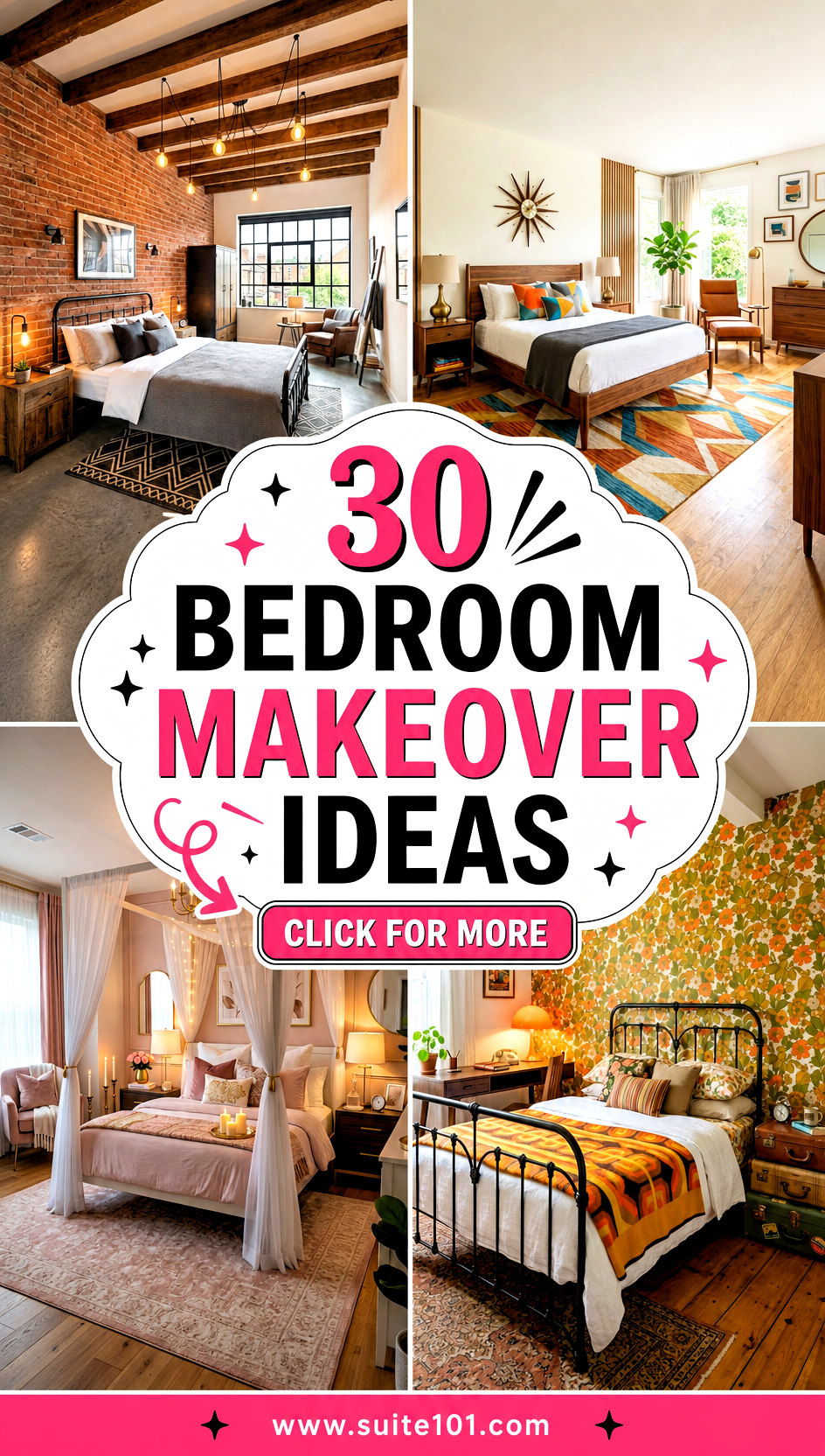30 Bedroom Makeover Ideas for a Quick Stunning Refresh - 30 Bedroom Makeover Ideas for a Quick, Stunning Refresh