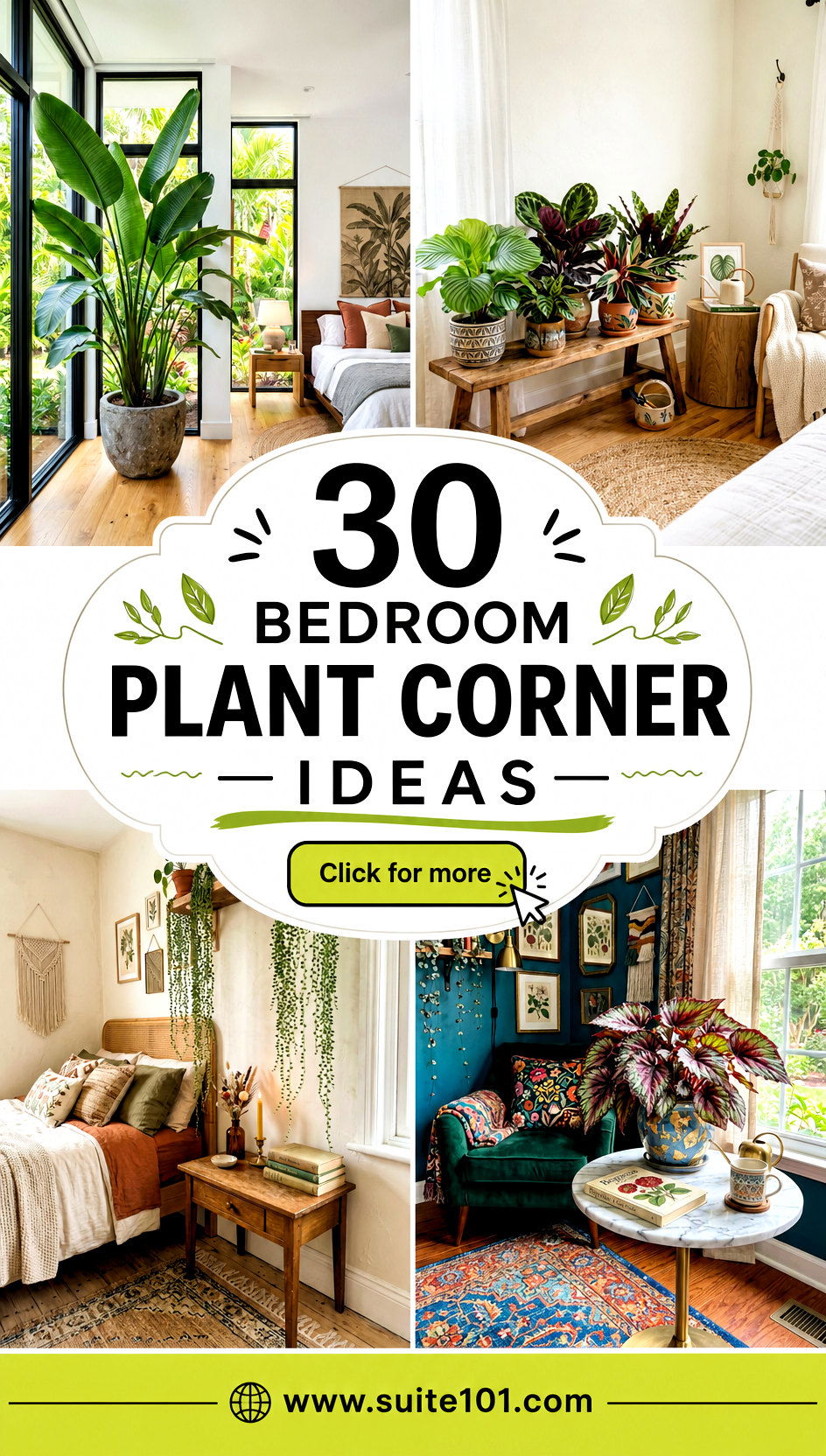 30 Bedroom Plant Corner Ideas to Bring Fresh Life to Any Space - 30 Bedroom Plant Corner Ideas to Bring Fresh Life to Any Space
