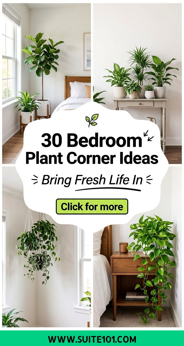 30 Bedroom Plant Corner Ideas to Bring Fresh Life to Any Space - 30 Bedroom Plant Corner Ideas to Bring Fresh Life to Any Space