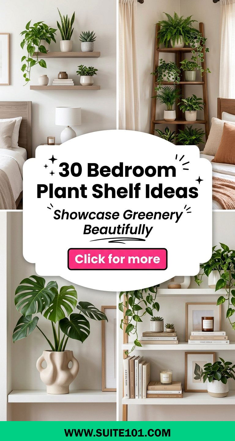 30 Bedroom Plant Shelf Ideas to Showcase Greenery Beautifully - 30 Bedroom Plant Shelf Ideas to Showcase Greenery Beautifully