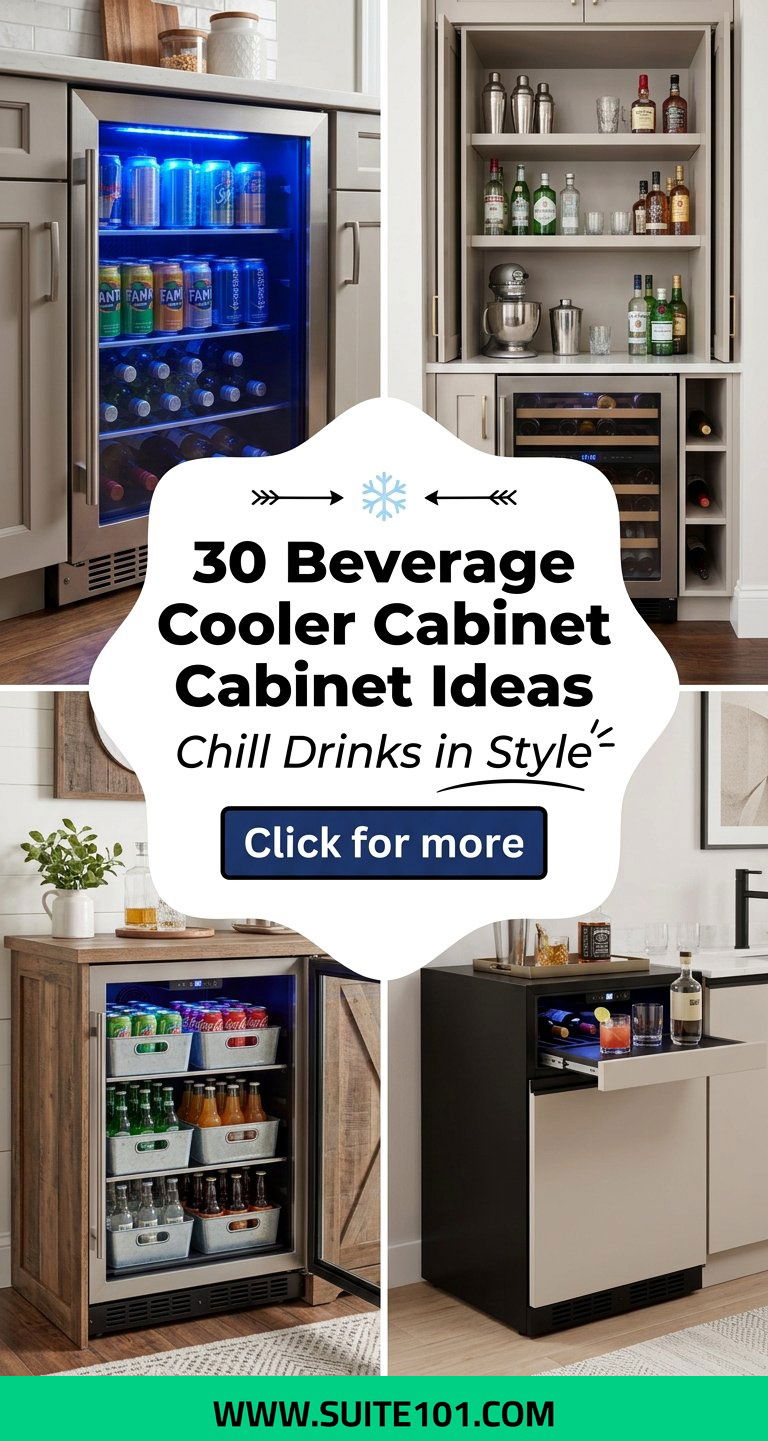 30 Beverage Cooler Cabinet Ideas Chill Drinks in Style - 30 Beverage Cooler Cabinet Ideas: Chill Drinks in Style