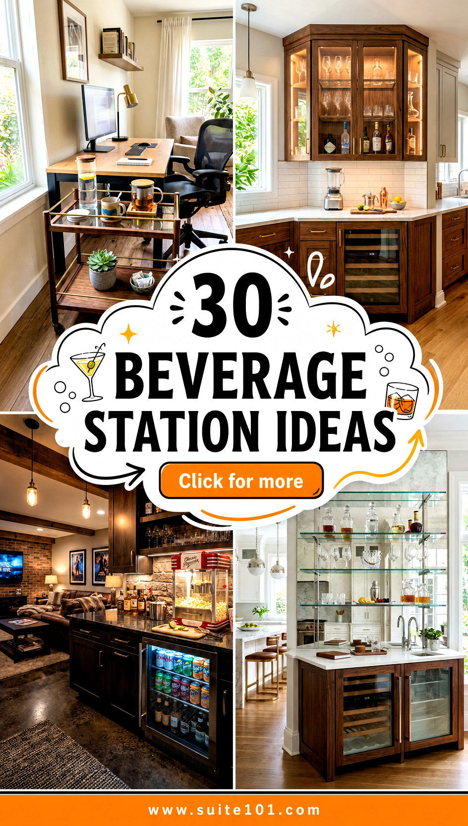 30 Beverage Station Ideas Set Up a Bar-Worthy Corner - 30 Beverage Station Ideas: Set Up a Bar-Worthy Corner