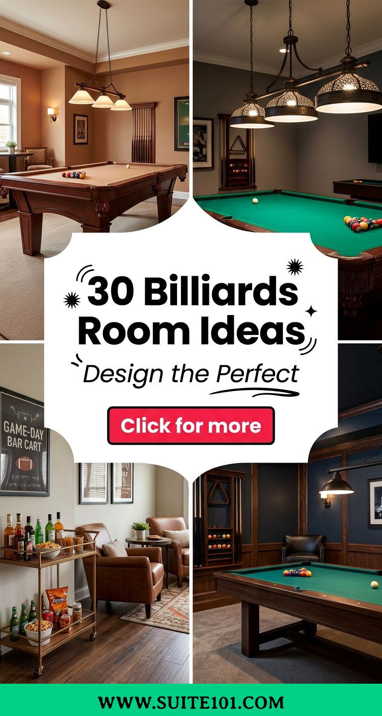 30 Billiards Room Ideas Design the Perfect Game-Day Space - 30 Billiards Room Ideas: Design the Perfect Game-Day Space