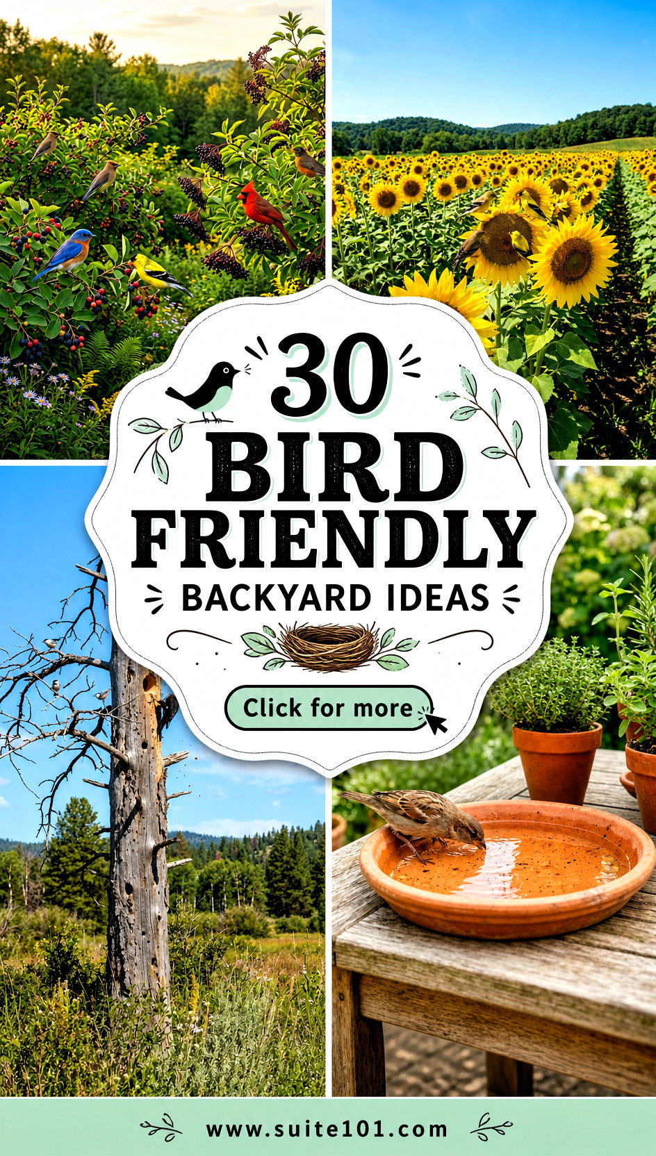 30 Bird Friendly Backyard Ideas Create a Safe Habitat - 30 Bird Friendly Backyard Ideas: Create a Safe Habitat