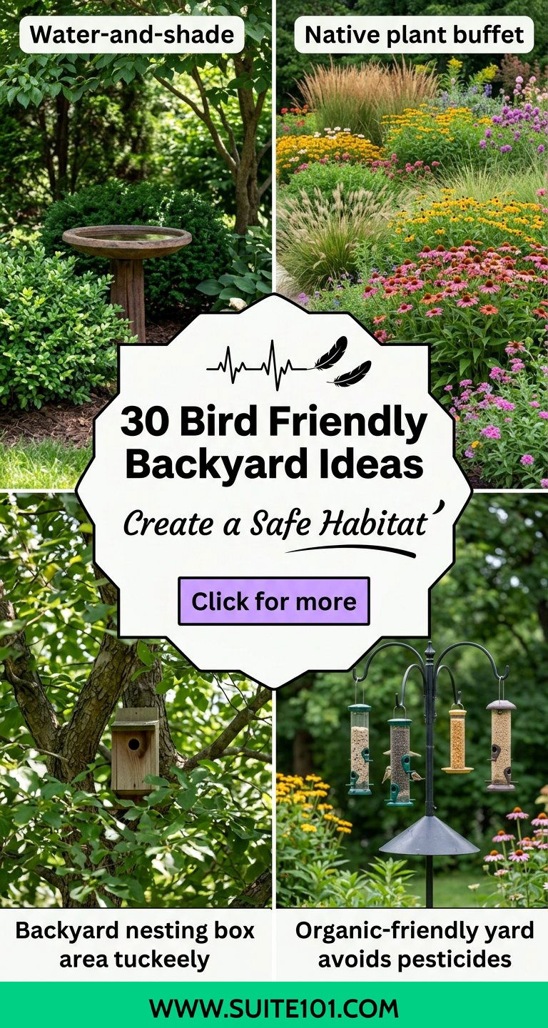30 Bird Friendly Backyard Ideas Create a Safe Habitat - 30 Bird Friendly Backyard Ideas: Create a Safe Habitat