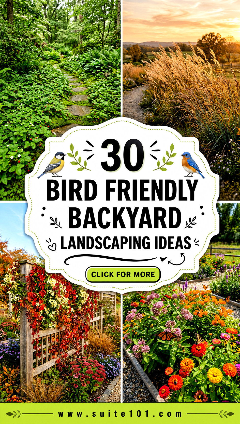 30 Bird Friendly Backyard Landscaping Ideas to Attract More Wildlife - 30 Bird Friendly Backyard Landscaping Ideas to Attract More Wildlife