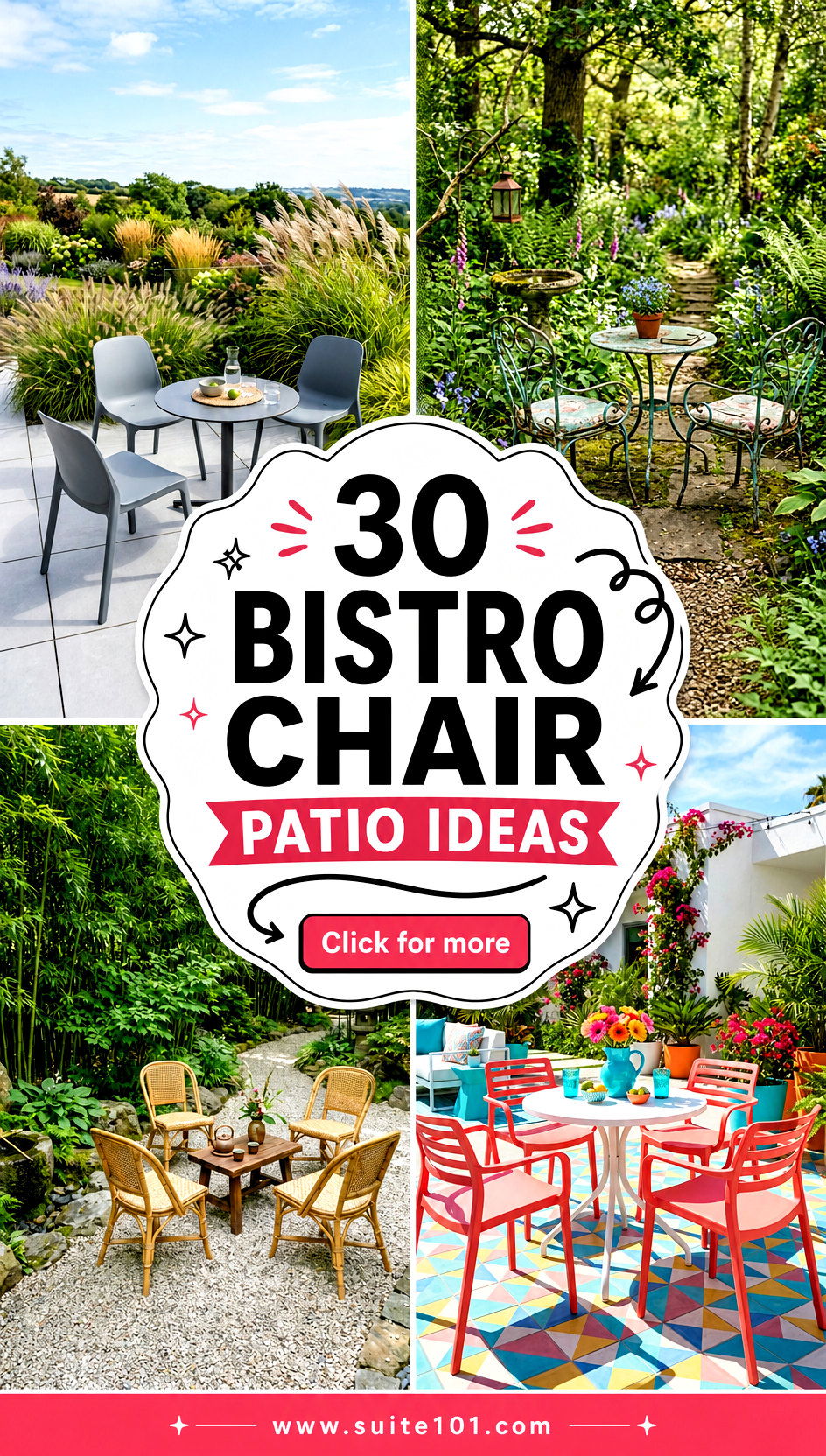 30 Bistro Chair Patio Ideas for Cozy Seating and Great Style - 30 Bistro Chair Patio Ideas for Cozy Seating and Great Style