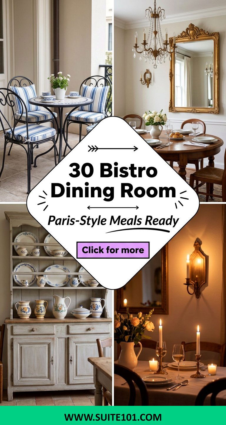 30 Bistro Dining Room Ideas French-Inspired Style for Meals - 30 Bistro Dining Room Ideas: French-Inspired Style for Meals